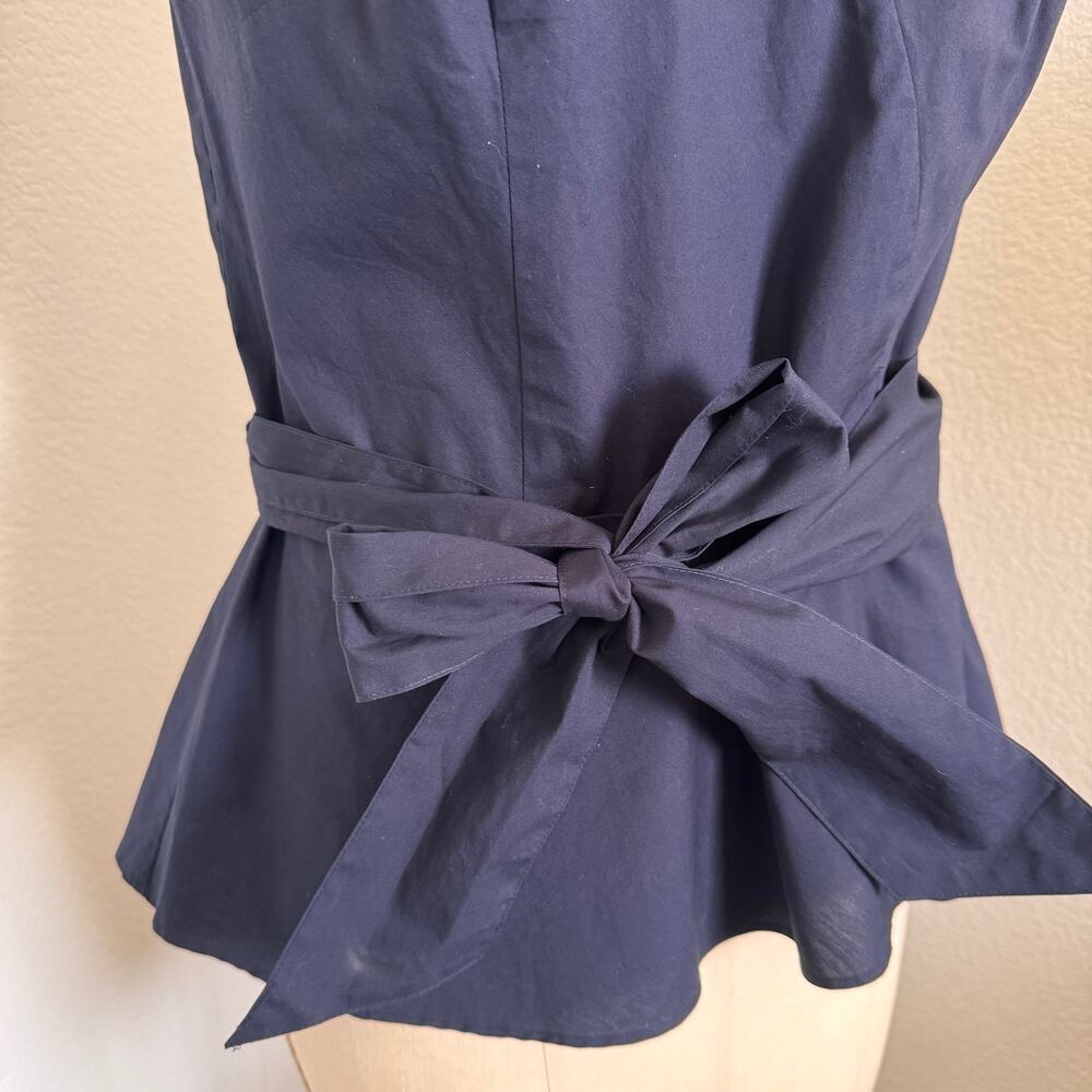 Talbots | Pre-Loved Sleeveless V-Neck & Peplum Top Size 10/M - Picture 8 of 12